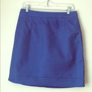 J Crew blue skirt. Size 8